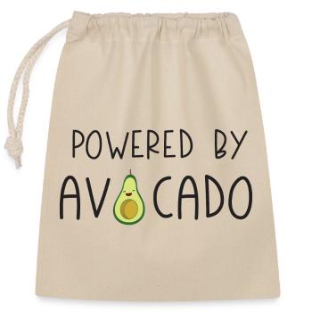 Propulsé par Avocado - Sac cadeau en coton avec cordon (25 x 30 cm) - nature - Devant