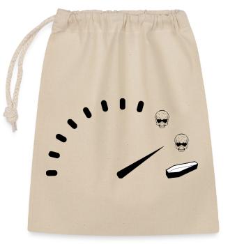 Excès de vitesse - Sac cadeau en coton avec cordon (25 x 30 cm) - nature - Devant