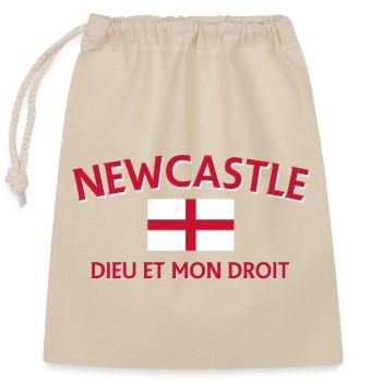 Newcastle Crest Fusion - Verschließbarer Geschenkbeutel aus Baumwolle (25x30cm) - Natur - Vorne