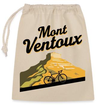 Mont Ventoux: The Ultimate Challenge for Cyclists - Closable cotton gift bag (25x30cm) - nature - Front