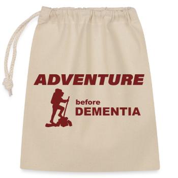 AVENTURE D’ESCALADE - Sac cadeau en coton avec cordon (25 x 30 cm) - nature - Devant