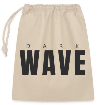 Dark Wave - Closable cotton gift bag (25x30cm) - nature - Front