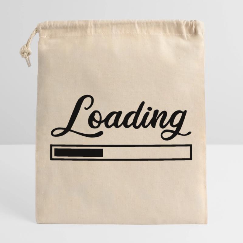 Loading Closable cotton gift bag (25x30cm)
