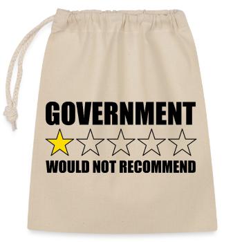 The government would not recommend it. Anti-Direction - Closable cotton gift bag (25x30cm) - nature - Front