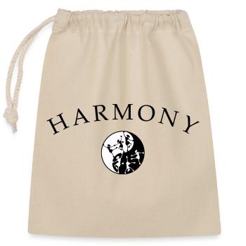Ballet, Dance, Harmony - Closable cotton gift bag (25x30cm) - nature - Front