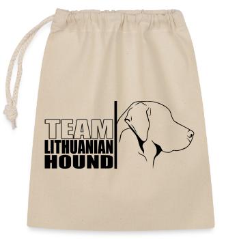 ÉQUIPE Chiens de chasse Chien de chasse Wilsigns - Sac cadeau en coton avec cordon (25 x 30 cm) - nature - Devant