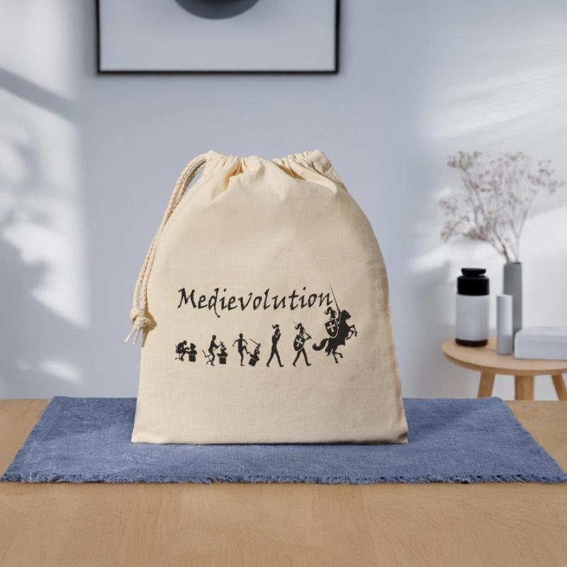 Medievolution – Medieval Evolution Closable cotton gift bag (25x30cm)