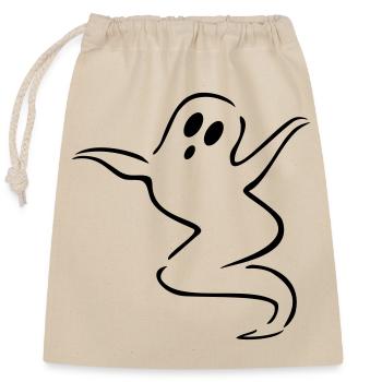 gespenst geist halloween - Verschließbarer Geschenkbeutel aus Baumwolle (25x30cm) - Natur - Vorne