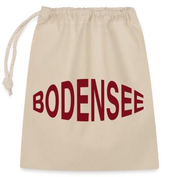 BODENSEE - Verschließbarer Geschenkbeutel aus Baumwolle (25x30cm) - Natur - Vorne
