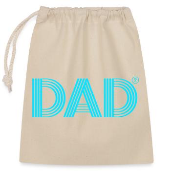 Gemini Father Gemini Dad - Closable cotton gift bag (25x30cm) - nature - Front