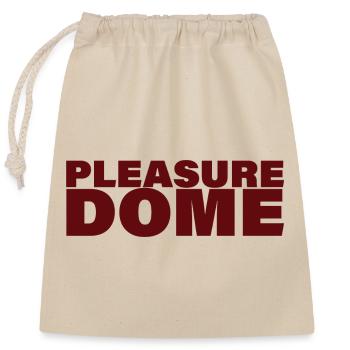 DÔME DE PLAISIR - Sac cadeau en coton avec cordon (25 x 30 cm) - nature - Devant