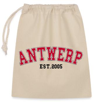 Anvers Est. 2005 - Sac cadeau en coton avec cordon (25 x 30 cm) - nature - Devant