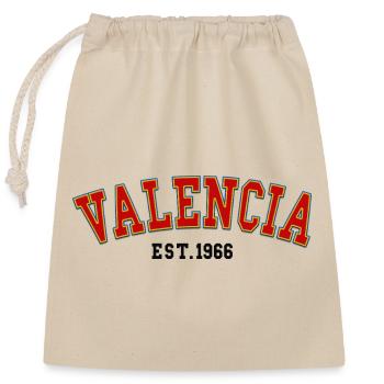 Valencia Est. 1966 - Closable cotton gift bag (25x30cm) - nature - Front