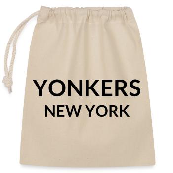 Yonkers New York USA - Verschließbarer Geschenkbeutel aus Baumwolle (25x30cm) - Natur - Vorne