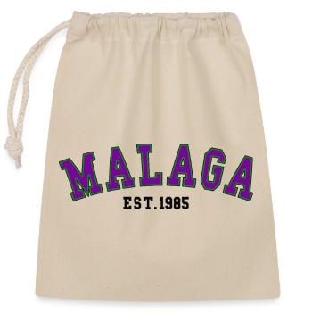 Malaga Est. 1985 - Sac cadeau en coton avec cordon (25 x 30 cm) - nature - Devant