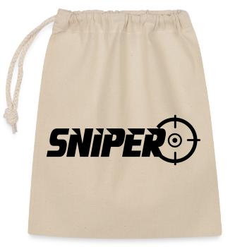 sniper - Closable cotton gift bag (25x30cm) - nature - Front