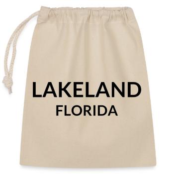 Lakeland Florida USA - Verschließbarer Geschenkbeutel aus Baumwolle (25x30cm) - Natur - Vorne