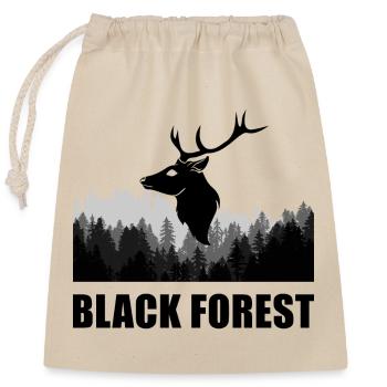 Black Forest - Verschließbarer Geschenkbeutel aus Baumwolle (25x30cm) - Natur - Vorne
