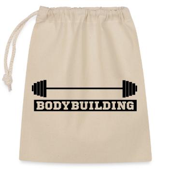 culturiste, musculation,fitness,entraînement,bête - Sac cadeau en coton avec cordon (25 x 30 cm) - nature - Devant