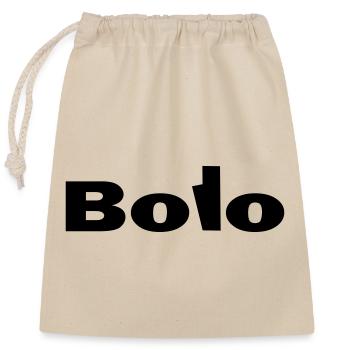 Bolo like Bologna - Closable cotton gift bag (25x30cm) - nature - Front