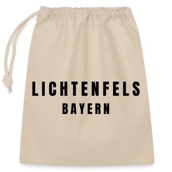 Lichtenfels Bayern - Verschließbarer Geschenkbeutel aus Baumwolle (25x30cm) - Natur - Vorne