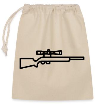 sniper - Closable cotton gift bag (25x30cm) - nature - Front