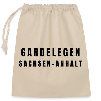 Gardelegen, Saxe-Anhalt - Sac cadeau en coton avec cordon (25 x 30 cm) - nature - Devant
