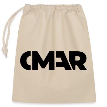 Omar Name Arabic First Name Gift - Closable cotton gift bag (25x30cm) - nature - Front