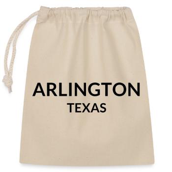 Arlington Texas USA - Verschließbarer Geschenkbeutel aus Baumwolle (25x30cm) - Natur - Vorne