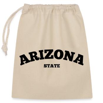 État de l’Arizona - Sac cadeau en coton avec cordon (25 x 30 cm) - nature - Devant