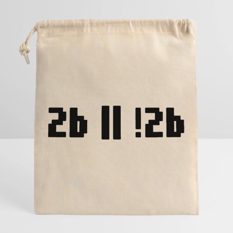 2b ou pas 2b – Programmeur de Shakespeare Hamlet Sac cadeau en coton avec cordon (25 x 30 cm)