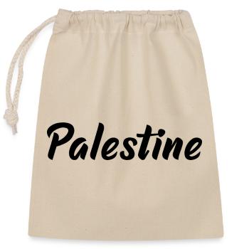 Palestine - Sac cadeau en coton avec cordon (25 x 30 cm) - nature - Devant