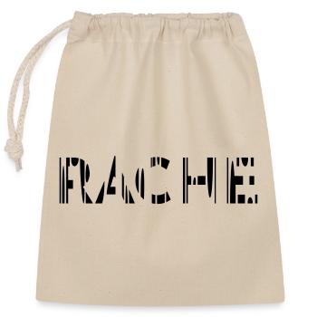 Rache - Verschließbarer Geschenkbeutel aus Baumwolle (25x30cm) - Natur - Vorne