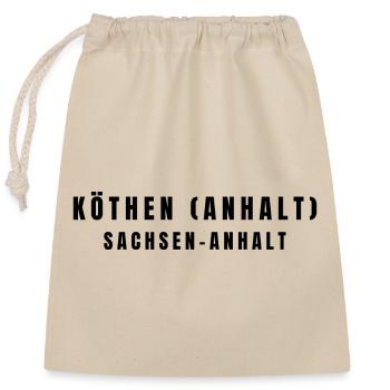 Köthen (Anhalt), Saxe-Anhalt - Sac cadeau en coton avec cordon (25 x 30 cm) - nature - Devant