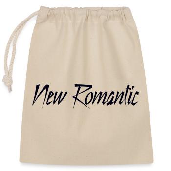 New Romantic - Closable cotton gift bag (25x30cm) - nature - Front