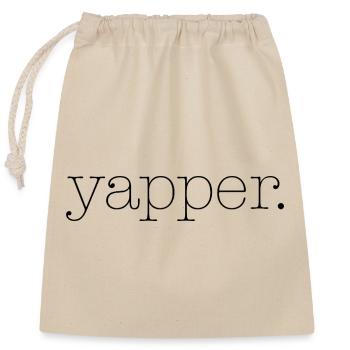 Jappeur - Sac cadeau en coton avec cordon (25 x 30 cm) - nature - Devant