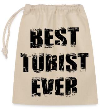 Best Tuba Player - Closable cotton gift bag (25x30cm) - nature - Front
