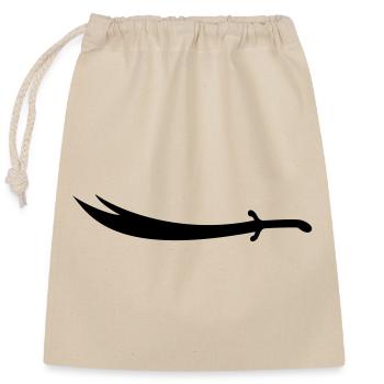 Ali Épée Zülfikar - Sac cadeau en coton avec cordon (25 x 30 cm) - nature - Devant