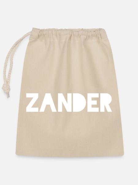 Zander - Verschließbarer Geschenkbeutel aus Baumwolle (25x30cm) - Natur