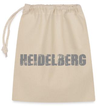 Cool Heidelberg Design - Sac cadeau en coton avec cordon (25 x 30 cm) - nature - Devant