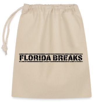 Florida Breaks - Verschließbarer Geschenkbeutel aus Baumwolle (25x30cm) - Natur - Vorne