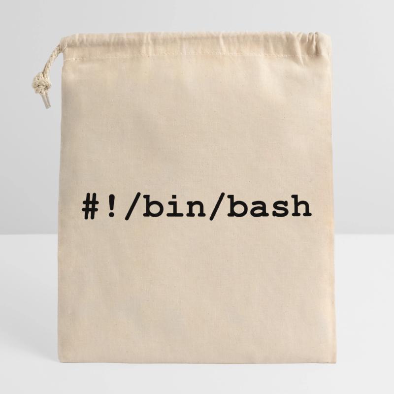 Bash / Bourne-Again Shell unter Linux und Unix Verschließbarer Geschenkbeutel aus Baumwolle (25x30cm)