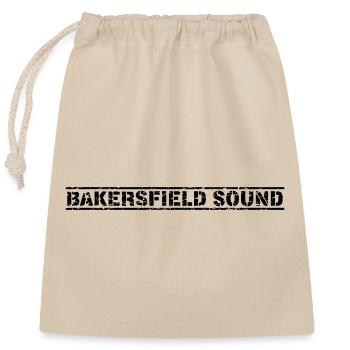 Bakersfield Sound - Closable cotton gift bag (25x30cm) - nature - Front