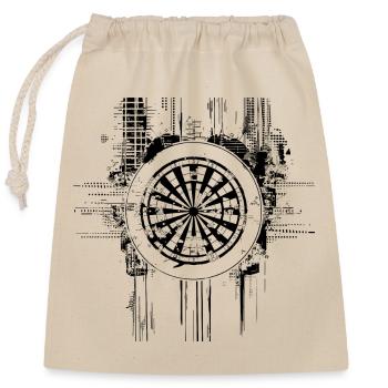 Cible - Sac cadeau en coton avec cordon (25 x 30 cm) - nature - Devant