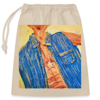 Nemo - Closable cotton gift bag (25x30cm) - nature - Front