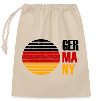 GERMANY - Verschließbarer Geschenkbeutel aus Baumwolle (25x30cm) - Natur - Vorne