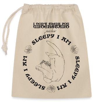 SOMNOLENT - Sac cadeau en coton avec cordon (25 x 30 cm) - nature - Devant