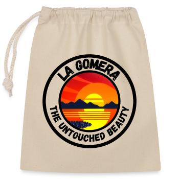 La Gomera - The Untouched Beauty - Verschließbarer Geschenkbeutel aus Baumwolle (25x30cm) - Natur - Vorne