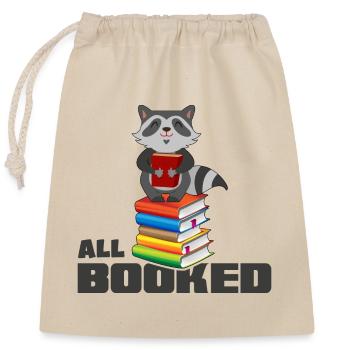 Read Reading Hour Book Primer Roman eBook "Booked" - Closable cotton gift bag (25x30cm) - nature - Front
