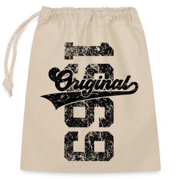 57TH BIRTHDAY ORIGINAL 1969 - Closable cotton gift bag (25x30cm) - nature - Front